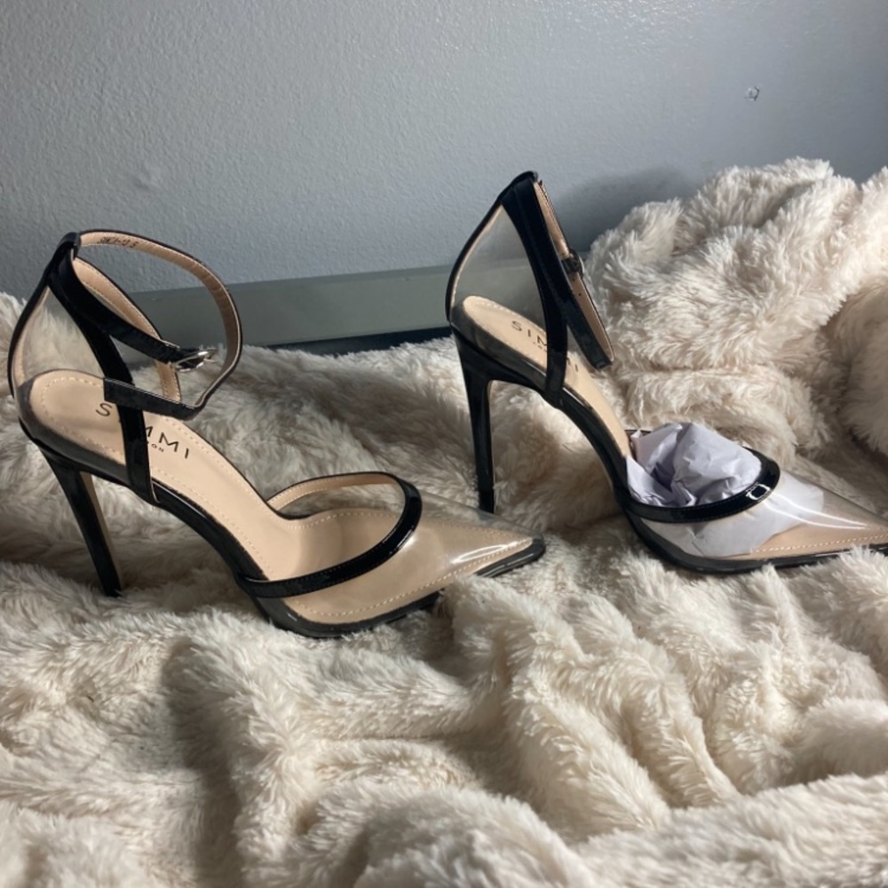 Clear heels